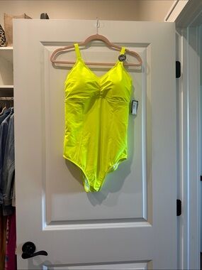 torrid Neon Yellow One-Piece Swimsuit